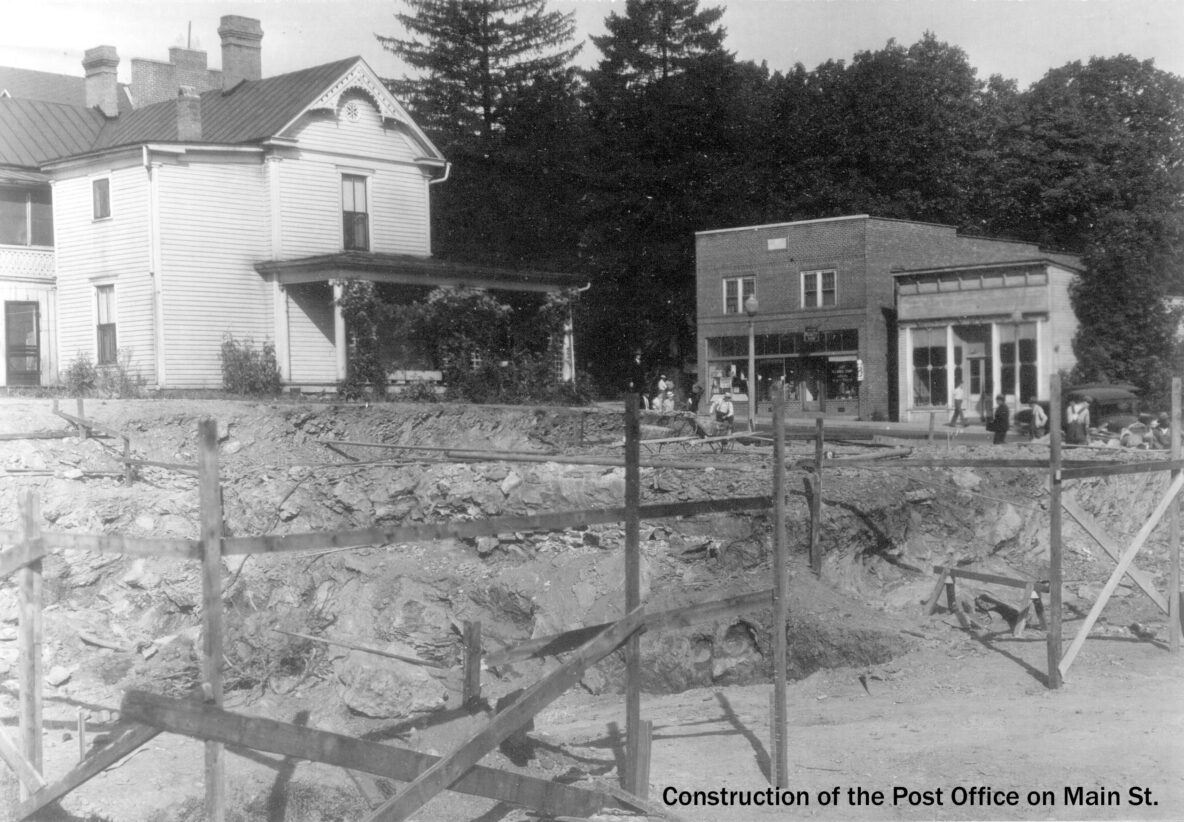 Construction of Post Office on Main Street in Marion Smyth County