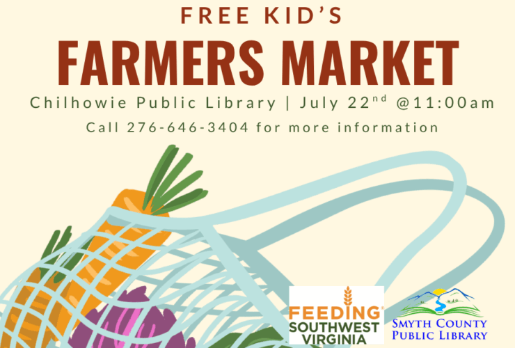 Free Kid's Farmer's Market at Chilhowie Library