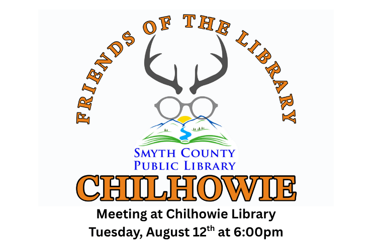 Friends of the Chilhowie Library Meeting August 12th