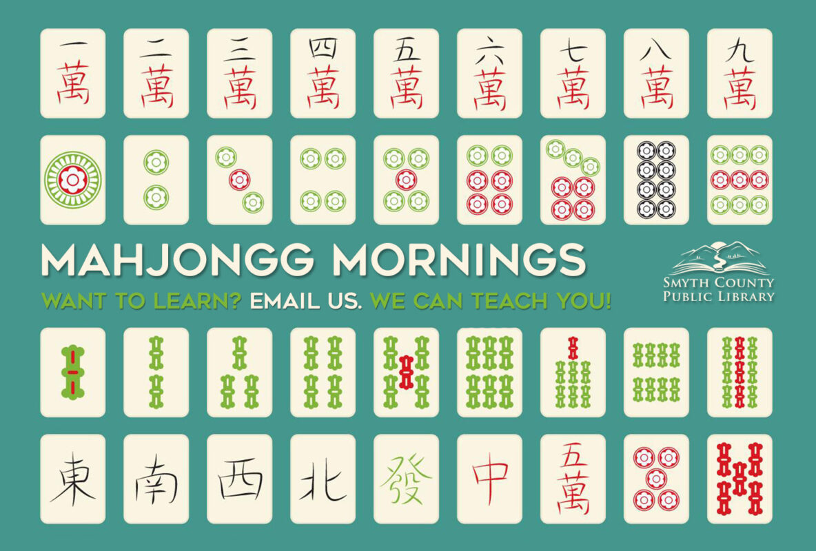 Join us for Mahjongg Mornings at the Marion Public Library!