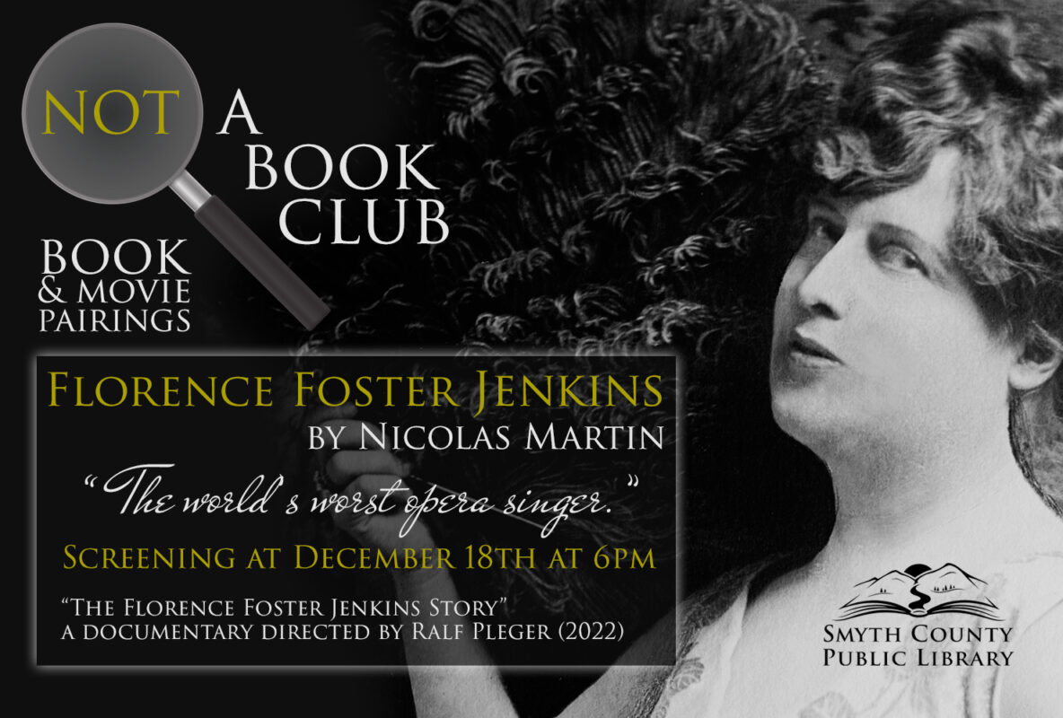 Join us on December 18th @ 6pm for a screening of Florence Foster Jenkins, a documentary directed by Ralf Pleger.