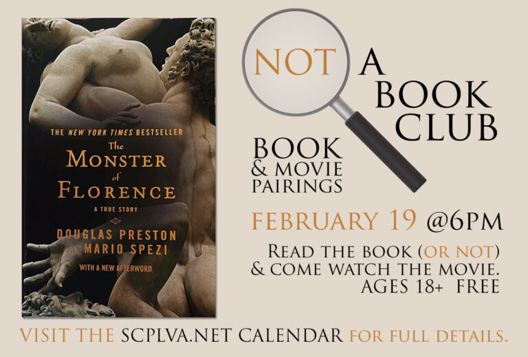 Join us February 19th for a documentary "The Monsters of Florence".