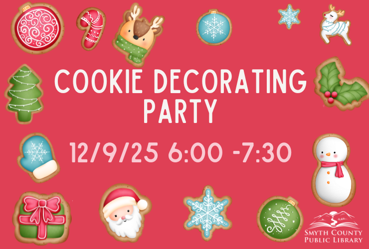 Cookie Decorating Party moved to 12/9