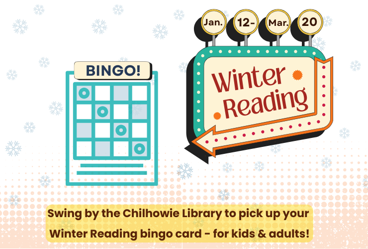 Winter Reading BINGO at Chilhowie Library