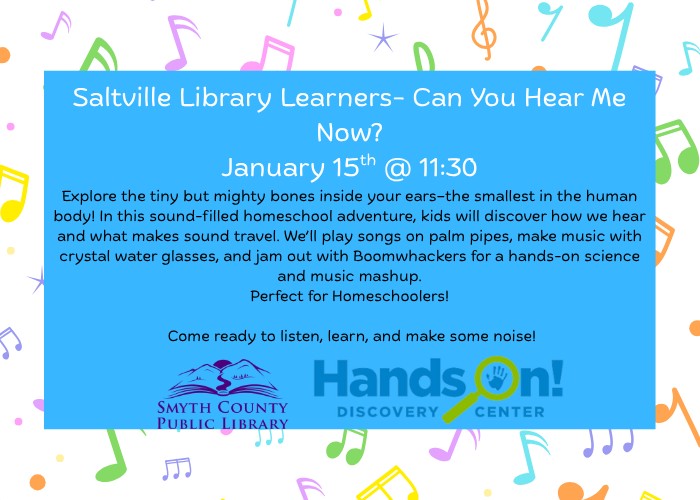 Saltville Library Learners- Can You Hear Me Now?