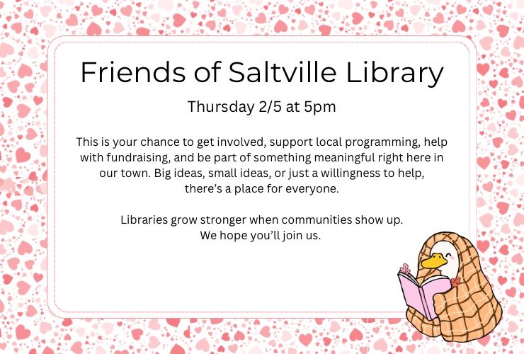 Friends of Saltville Library Meeting