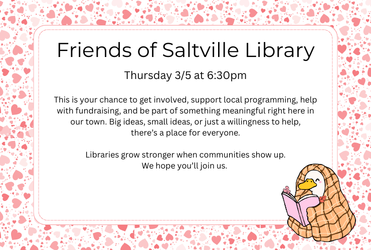 Friends of Saltville Library Meeting