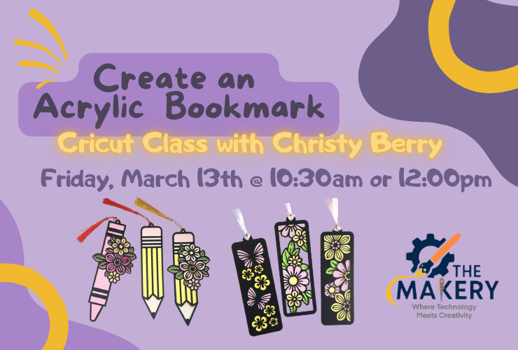 Cricut Classes in the SCPL Makery at Chilhowie Library 