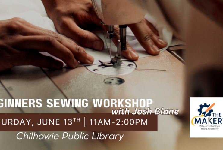 Beginning Sewing Workshops in the SCPL Makery